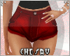 !C HW Limit Shorts Red