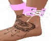 Lace Anklets-Pink