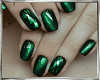 Green nails+Ring