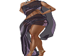 Black Violet Drape