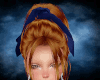 Ginger W Blue Bandana