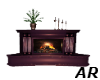 *AR* Corner Fireplace