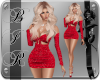 [BIR]Red Holiday Dress