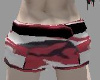 Addy's-red camo shorts