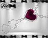 Purple Heart Necklace 