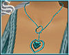 !*Heart Teal Necklace