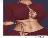 [LS]Alissa tied blouse