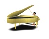 Gold Music Piano