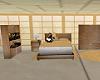 (K)tan/wood bedroom set