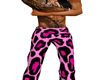 pink leopard pants
