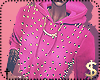 #Fcc|Spike Pink Hoodie