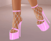 Pink platform shoes
