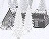 Snow Winter Cabin