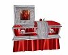 Red Female Coffin