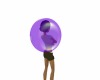 purple floating ball