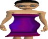 purple swirl dress