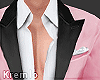 Pink Tuxedo Unbuttoned