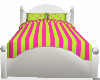 Pink Green Girls Bed