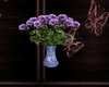 Purple Roses w/ Vase