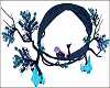 Blue Leaf Animated Bed