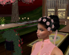 (S)Hair flowers pink