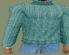 Cable Sweater Teal