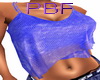 PBF*Sexy Blue Short Top