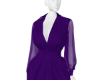 Elegant Dress  Purple