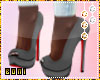 ♔ High heels grey#   