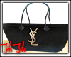 YSL Black Shoulder Tote