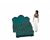 Teal Quilted Lounger
