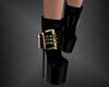 Black and Gold Boots