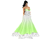 green formal gown