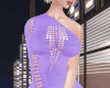 Lavender Ripped Dress