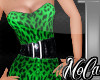 (MV) Leopard Dress Green