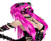 [333]pinkblack-hair