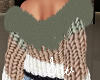 Sweater/Fur Jacket-Boho