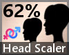 Head Scaler 62% F A
