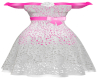 Sarah Pink &White Dress