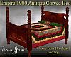 Antq 1900 Empire Bed Xms