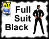 Black Full Suit muscled