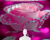 Hot pink rose sparkle bg