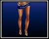 chv blue hot mini skirt