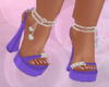 Heart Purple Heels