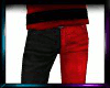 !Red/Black Skinny jeans