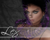 LEX Net scarf purple