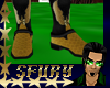 sf Gold Cowboy Boots