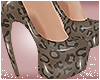 Brown Cheetah pvc Heels