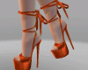 Summer orange heels