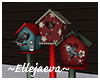 Christmas Birdhouse Deco